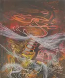 Roberto Matta, Untitled, etching and aquatint in colours