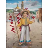 Alejandro Camarena, El niño de las manzanas, Óleo sobre tela