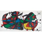 Italia, de la serie Miró escultor by Joan Miró, 1975, Litografía sin número de tiraje, offered Dec 2022