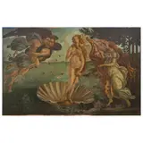 A la Manera de Sandro Boticelli, EL NACIMIENTO DE VENUS, Óleo sobre tela