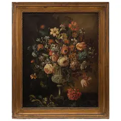 SIGLO XIX by Bouquet de Flores, Óleo sobre tela, offered Dec 2022