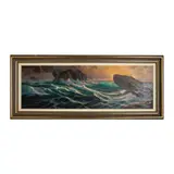 Marina, SIGLO XX, Óleo sobre tela