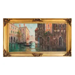 SIGLO XX by Paisaje Veneciano, Óleo sobre tela, offered Nov 2022