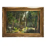 Jorge Mondragón, Bosque, Óleo sobre tela