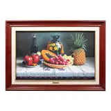Francisco Hurtado Esquivel, Naturaleza muerta con frutas, Óleo sobre tela