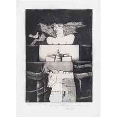 Untitled by Venancio Shinki, Grabado al aguatinta P. B, offered Oct 2022