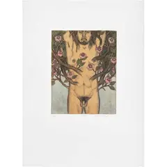 Nahum B. Zenil, Árbol de la vida, Grabado al aguafuerte y aguatinta 21 / 60