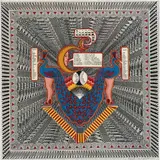 Pedro Friedeberg, Calendario Maya, de la edición II, Serigrafía sobre lámina de metal en relieve 78 / 175