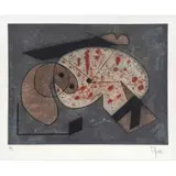 Manuel Felguérez, Untitled, Grabado al aguafuerte y aguatinta 68 / 60