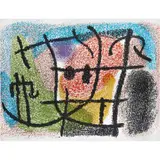 Joan Miró, Sin título, de la serie Cartones, 1959-, 1965, Litografía sin número de tiraje
