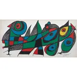 Joan Miró, Japón, de la serie Miró escultor, 1974, Litografía sin número de tiraje