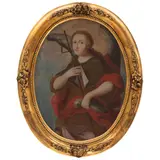 San Rafael Arcángel, MÉXICO, SIGLO XVIII, Óleo sobre tela