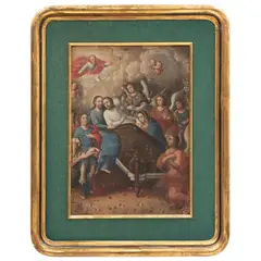 Tránsito de San José, MÉXICO, SIGLO XVIII, Óleo sobre tela