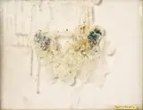 Dieter Roth, Zwei Birnen, 1969/70, Pressung, zwei Glühbirnen und Leim in Plastiktasche