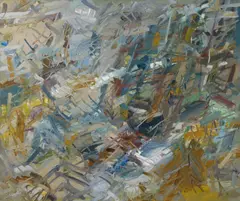 Auktion 442, Los 1415 by Rudolf Schoofs, 1979/81, Öl auf Leinwand, sold Dec 2019