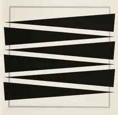 Felix Schlenker, Ohne Titel, 1966, Serigrafie auf Velin