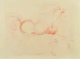 L'etalon blanc by Salvador Dalí, Farbradierung auf Japan, sold May 2019