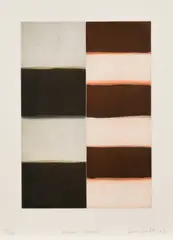 Sean Scully, Mirror Mirror, 2002, Aquatintaradierung auf Zerkall Bütten