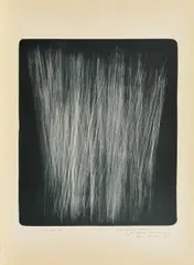 Ohne Titel by Hans Hartung, 1971, Lithografie auf BFK RIVES (Wasserzeichen), sold Mar 2019