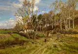 Heinrich Hartung, Vorfrühling, Öl auf Leinwand