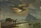 Heinrich Hartung, Mont St. Michel, Öl auf Leinwand