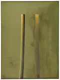 Song Hyun-sook, Zwei Pinselstriche II, 1994, Eitempera auf Leinwand