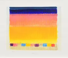 Heinz Mack, Kleiner Sommer, 1995, Farblithografie auf Velin