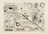 A. R. Penck, Expedition to the Holyland, 1983, Radierung auf ARCHES FRANCE (Wasserzeichen)