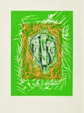 Markus Lüpertz, Parsifal, 1996, Farblithografie auf Bütten
