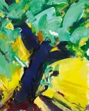 Bernd Zimmer, "Baum. Frühling"