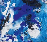 Fred Thieler, "Im aufgelösten Blau"