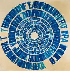 Ferdinand Kriwet, Auktion 432, Los 711, 1968, Farbserigrafie auf Nessel