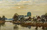 Max Clarenbach, Blick auf Zierikzee in Holland