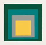 Auktion 432, Los 566 by Josef Albers, 1967, Farbserigrafie auf Karton, sold Jun 2019