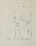 Juan Gris, Margellee la Brune, 1921, Farblithografie auf dünnem Papier