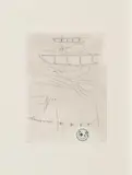 Joseph Beuys, Zirkulationszeit, 1982, Radierung auf ARCHES FRANCE (Wasserzeichen)
