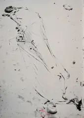 Solidarnosc incarnat by Joseph Beuys, 1981, Farboffset auf Papier, sold Oct 2019