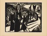 Karl Schmidt-Rottluff, Auktion 432, Los 550, 1918, Holzschnitt auf VAN GELDER ZONEN (Wasserzeichen)