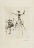 Auktion 442, Los 1023 by Salvador Dalí, 1968, Kaltnadelradierung auf Japan, sold Dec 2019