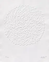 Günther Uecker, Auktion 432, Los 865, 2004, Prägedruck auf handgeschöpftem Bütten