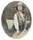 Robert Sterl, Junge mit Schlapphut