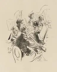 Sinfonie Volbach by Robert Sterl, 1928, Lithografie auf Papier, sold Nov 2020