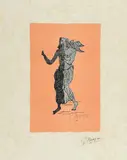 Georges Braque, Personnages sur fond rose