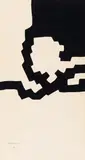 Eduardo Chillida, Munich I, 1977, Serigrafie auf Kupferdruckkarton