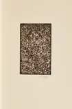 Mark Tobey, Ground of confidence, 1972, Farbaquatinta auf AUVERNGE A LA MAIN (Wasserzeichen)