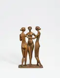 Kleine drei Grazien by Gerhard Marcks, 1956 (Entwurf), Bronze, sold May 2019