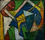 Bernard Schultze, "Komposition 12/50"