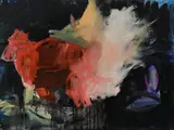 Andrea Hanak, Ohne Titel, 2005, Öl auf Hartfaserplatte