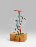 David Renggli, Strippen in full colour, 2009, Metall, Holz und Sprayfarbe