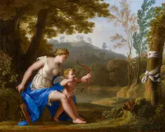 Jacques Antoine Vallin, Venus und Amor, Öl auf Leinwand